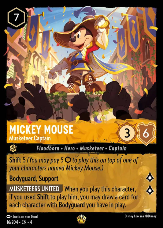 Mickey Mouse - Musketeer Captain 16/204 (Ursula's Return)