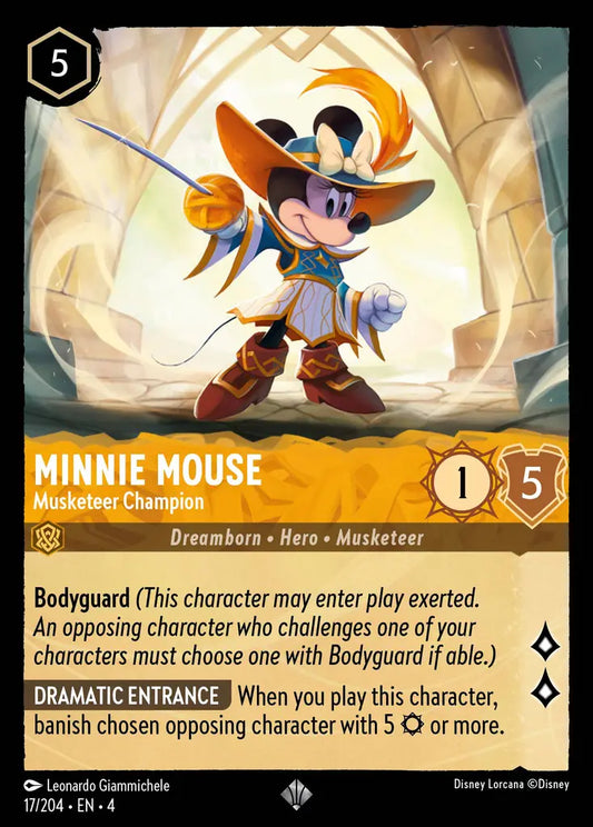 Minnie Mouse - Musketeer Champion 17/204 (Ursula's Return)