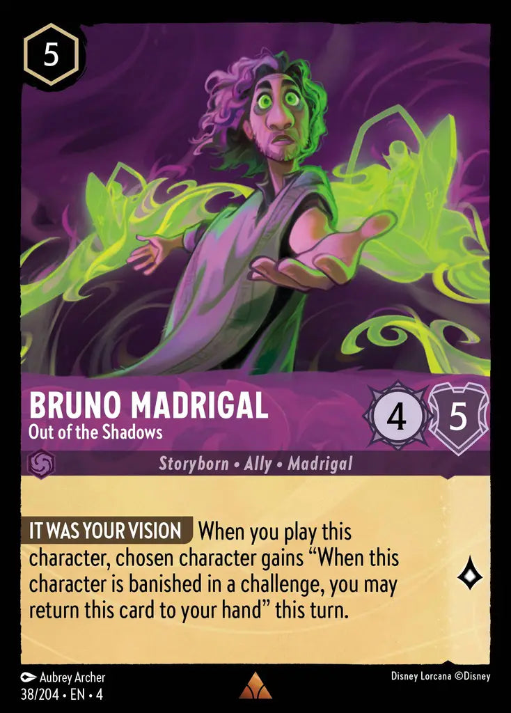 Bruno Madrigal - Out of the Shadows 38/204 (Ursula's Return)