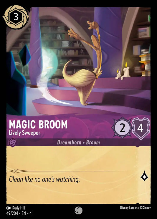 Magic Broom - Lively Sweeper 49/204 (Ursula's Return)