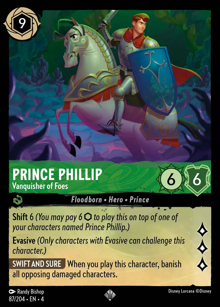 Prince Phillip - Vanquisher of Foes 87/204 (Ursula's Return)