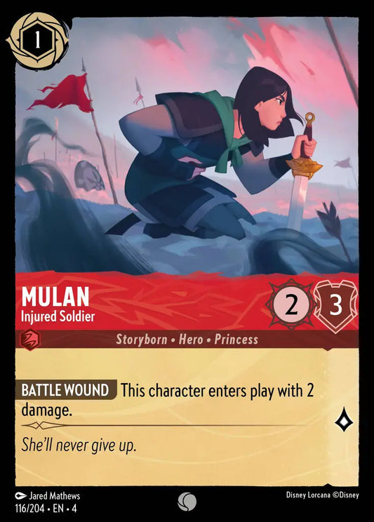Mulan - Injured Soldier 116/204 (Ursula's Return)