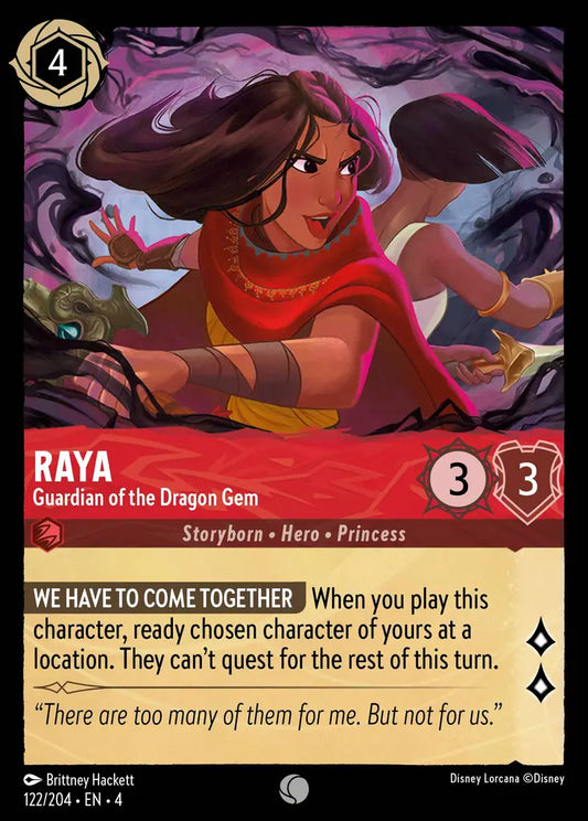 Raya - Guardian of the Dragon Gem 122/204 (Ursula's Return)