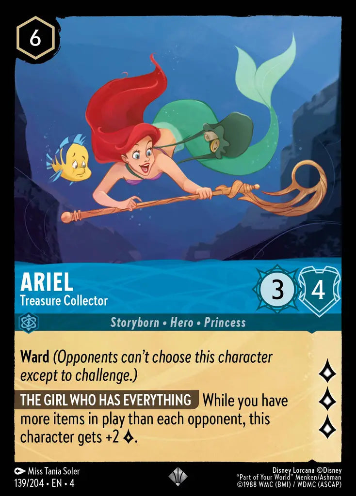 Ariel - Treasure Collector 139/204 (Ursula's Return)
