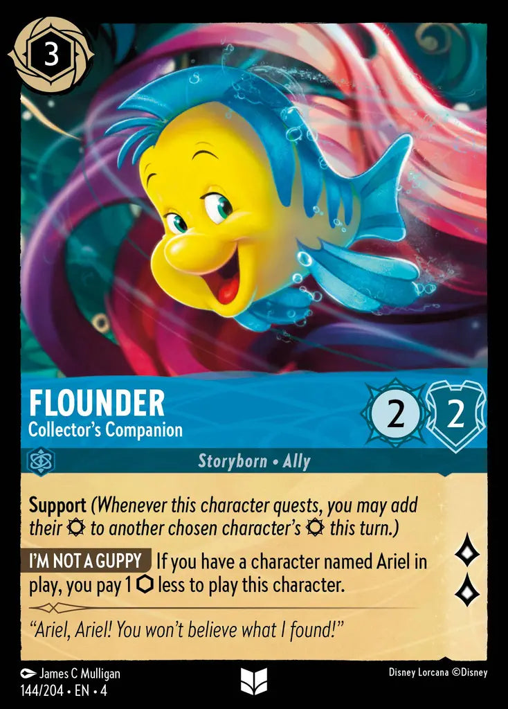 Flounder - Collector's Companion 144/204 (Ursula's Return)