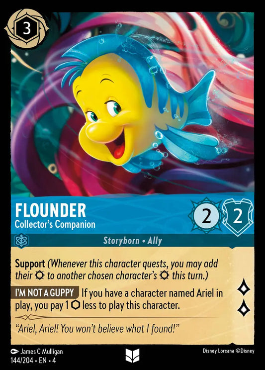 Flounder - Collector's Companion 144/204 (Ursula's Return)