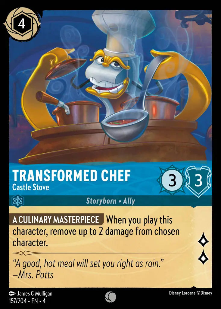 Transformed Chef - Castle Stove 157/204 (Ursula's Return)