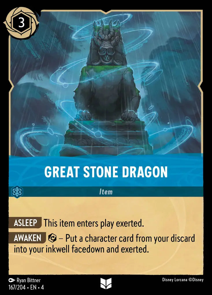 Great Stone Dragon 167/204 (Ursula's Return)