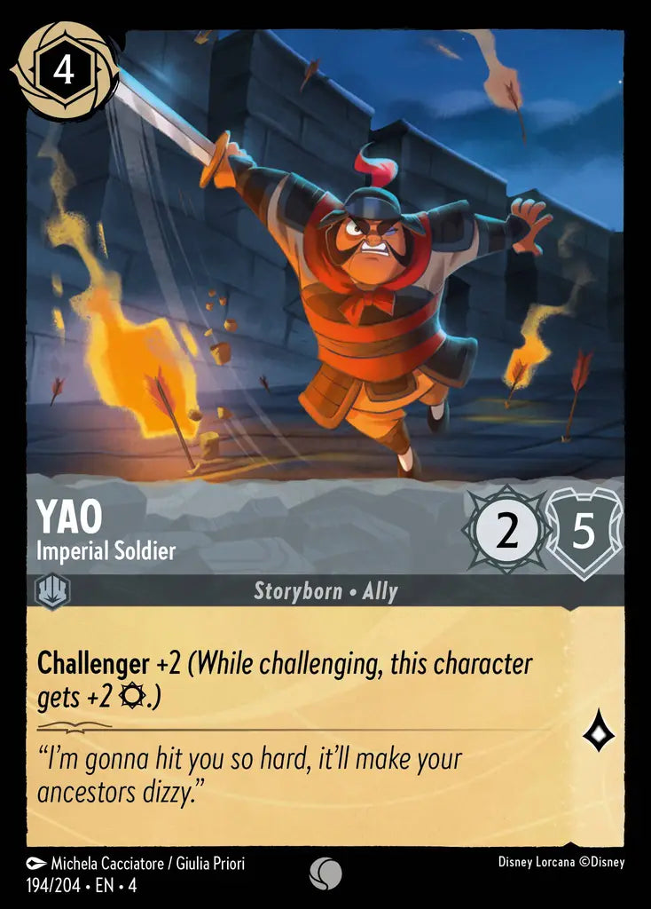 Yao - Imperial Soldier 194/204 (Ursula's Return)