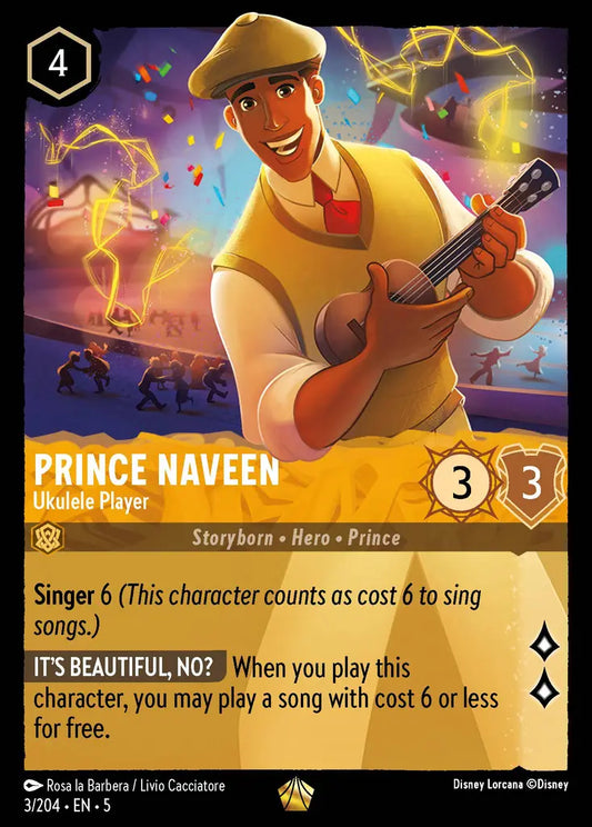 Prince Naveen - Ukulele Player 3/204 (Shimmering Skies)