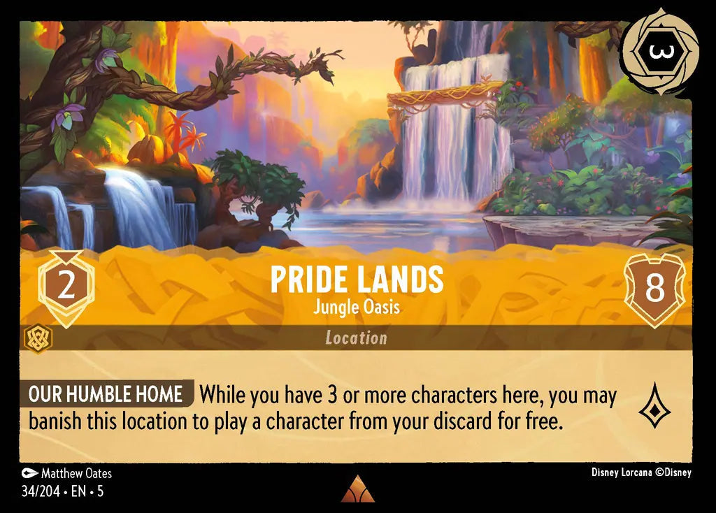 Pride Lands - Jungle Oasis 34/204 (Shimmering Skies)