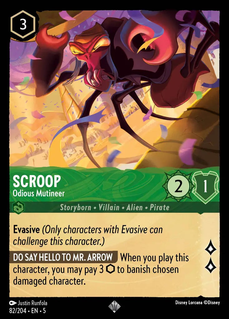 Scroop - Odious Mutineer 82/204 (Shimmering Skies)