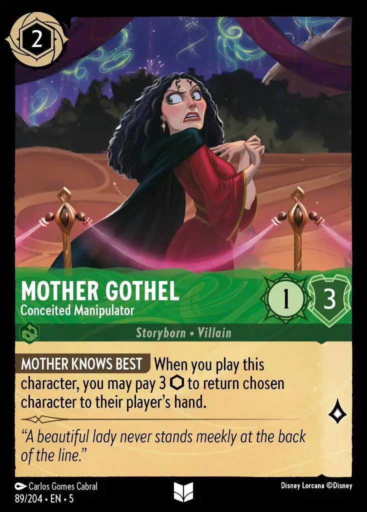 Mother Gothel - Conceited Manipulator 89/204 (Shimmering Skies)