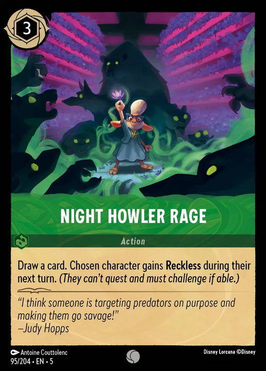 Night Howler Rage 95/204 (Shimmering Skies)