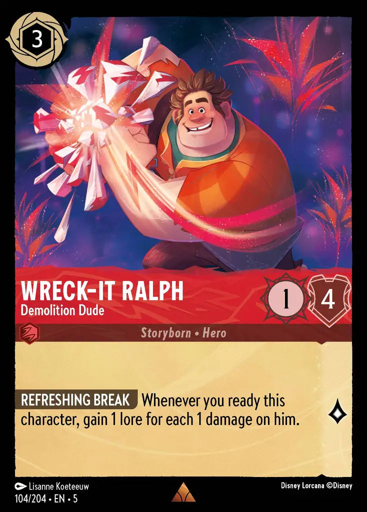 Wreck-It Ralph - Demolition Dude 104/204 (Shimmering Skies)
