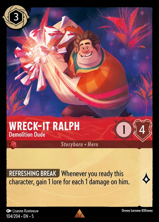 Wreck-It Ralph - Demolition Dude 104/204 (Shimmering Skies)