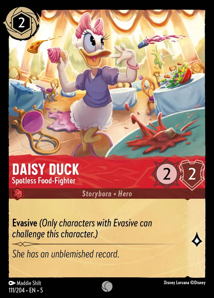 Daisy Duck - Spotless Food-Fighter 111/204 (Shimmering Skies)