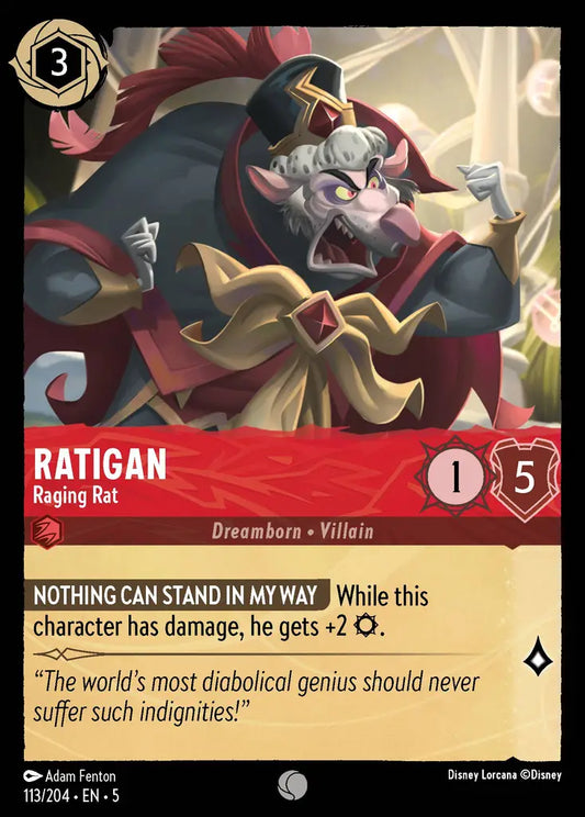 Ratigan - Raging Rat 113/204 (Shimmering Skies)