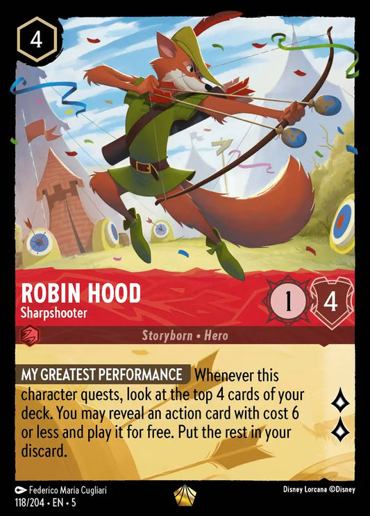 Robin Hood - Sharpshooter 118/204 (Shimmering Skies)
