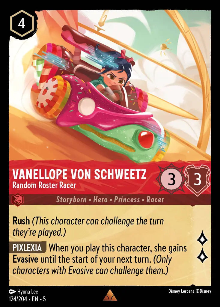 Vanellope Von Schweetz - Random Roster Racer 124/204 (Shimmering Skies)