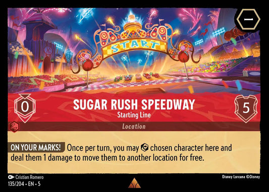 Sugar Rush Speedway - Starting Line 135/204 (Shimmering Skies)