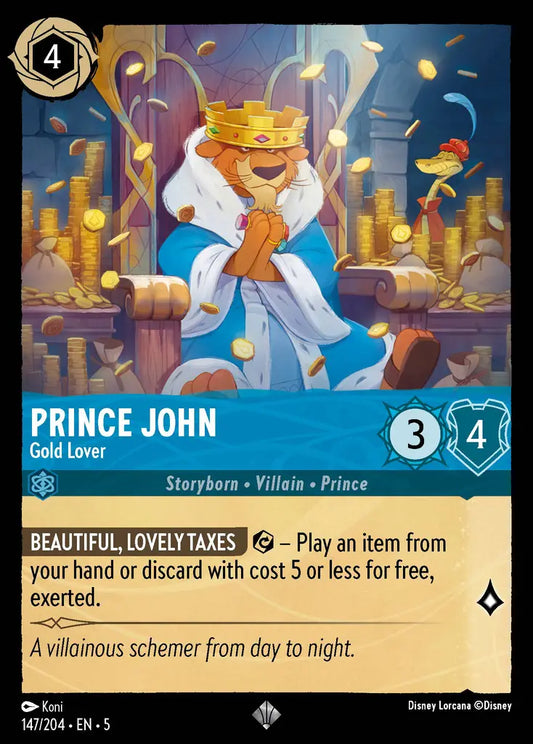 Prince John - Gold Lover 147/204 (Shimmering Skies)