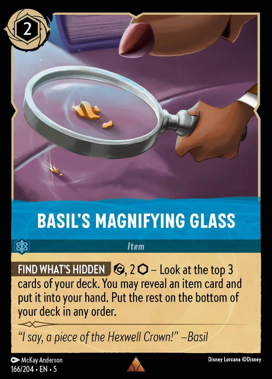 Basil's Magnifying Glass 166/204 (Shimmering Skies)