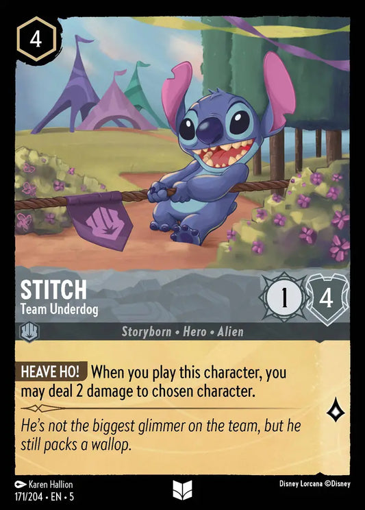 Stitch - Team Underdog 171/204 (Shimmering Skies)