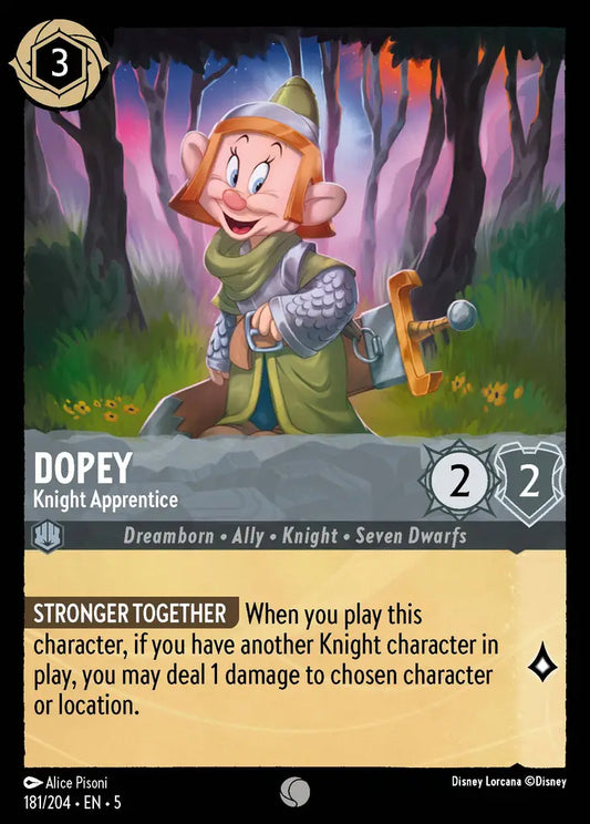 Dopey - Knight Apprentice 181/204 (Shimmering Skies)