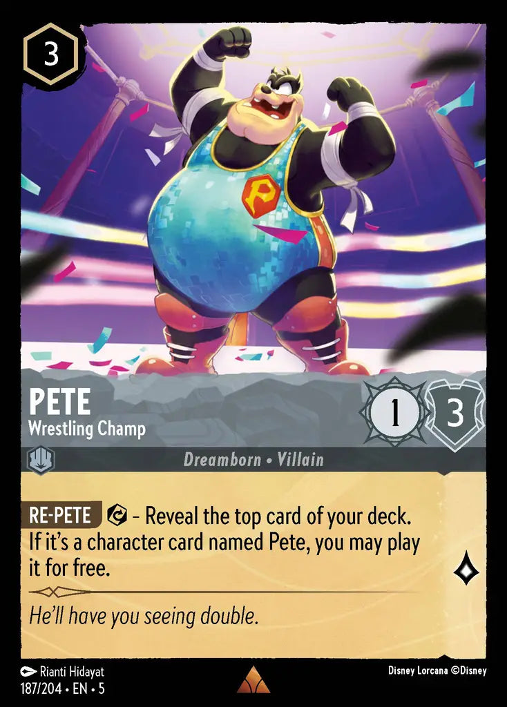 Pete - Wrestling Champ 187/204 (Shimmering Skies)