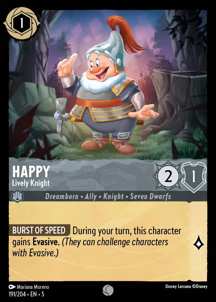 Happy - Lively Knight 191/204 (Shimmering Skies)