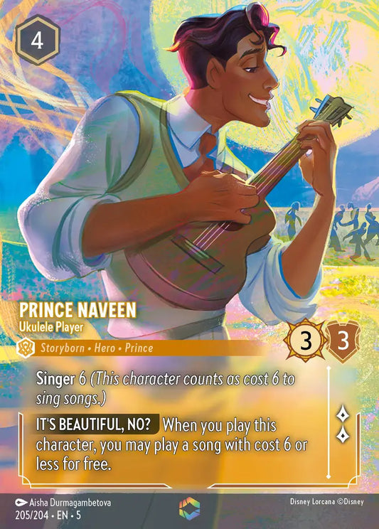 Prince Naveen - Ukulele Player 205/204 - Enchanted (Shimmering Skies)