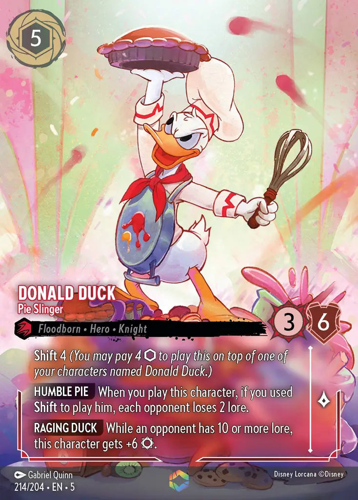 Donald Duck - Pie Slinger 214/204 - Enchanted (Shimmering Skies)