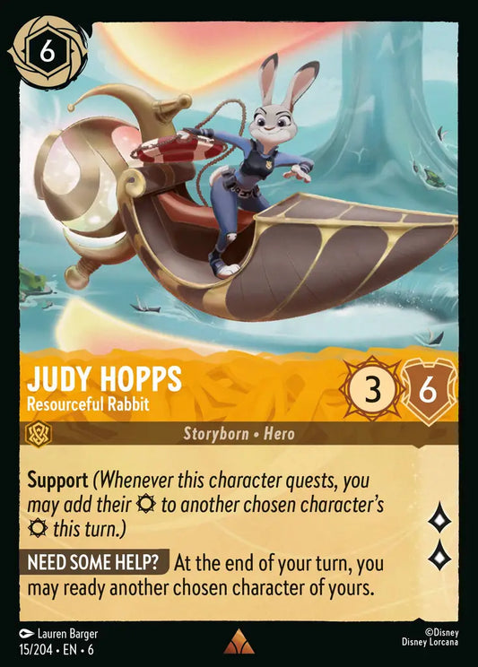 Judy Hopps - Resourceful Rabbit 15/204 (Azurite Sea)