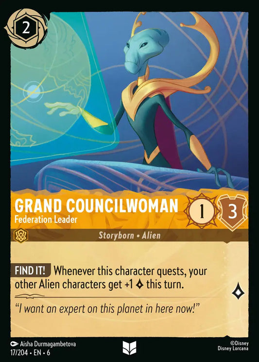 Grand Councilwoman - Federation Leader 17/204 (Azurite Sea)