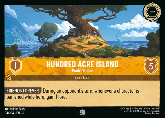 Hundred Acre Island - Pooh's Home 34/204 (Azurite Sea)