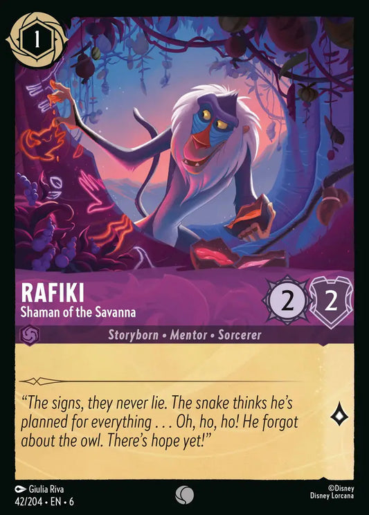 Rafiki - Shaman of the Savanna 42/204 (Azurite Sea)