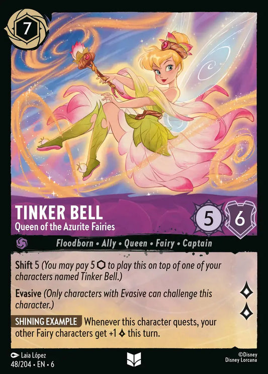 Tinker Bell - Queen of the Azurite Fairies 48/204 (Azurite Sea)