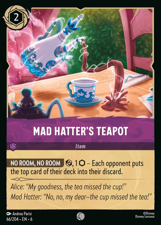 Mad Hatter's Teapot 66/204 (Azurite Sea)