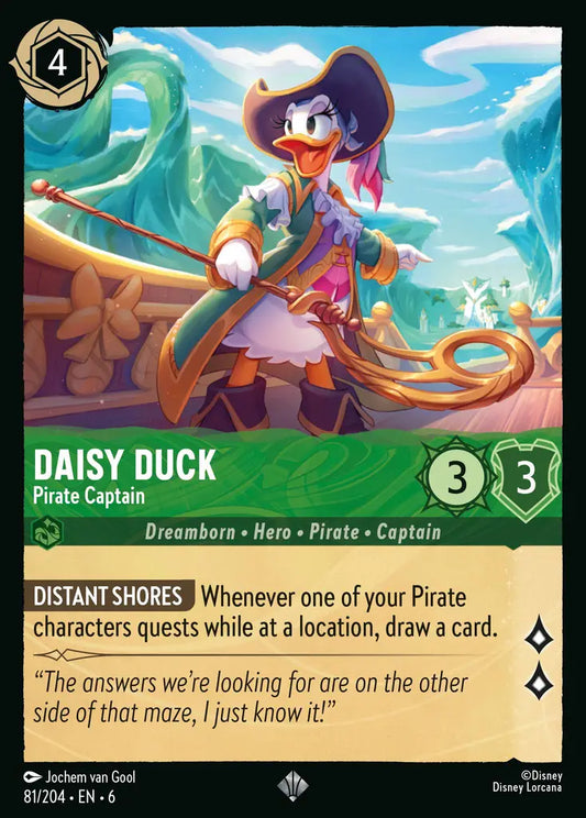 Daisy Duck - Pirate Captain 81/204 (Azurite Sea)