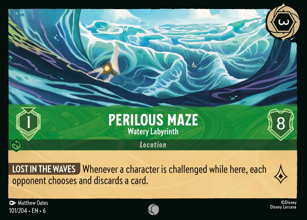 Perilous Maze - Watery Labyrinth 101/204 (Azurite Sea)