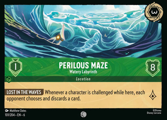 Perilous Maze - Watery Labyrinth 101/204 (Azurite Sea)