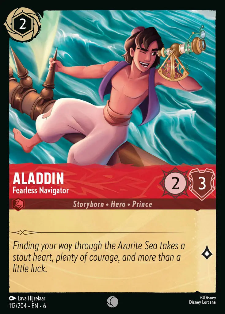 Aladdin - Fearless Navigator 112/204 (Azurite Sea)