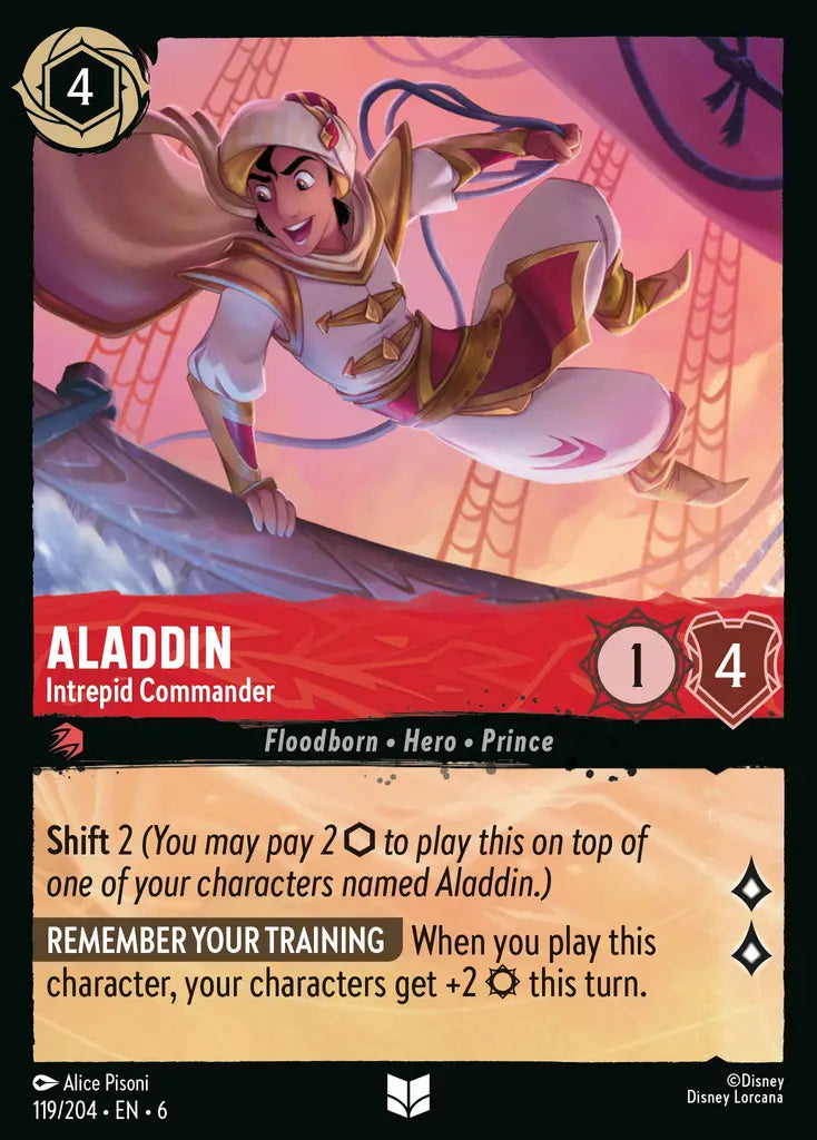 Aladdin - Intrepid Commander 119/204 (Azurite Sea)