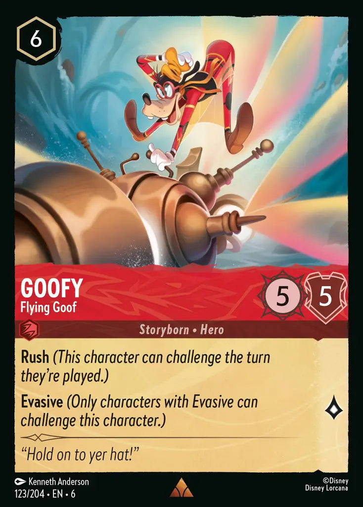 Goofy - Flying Goof 123/204 (Azurite Sea)