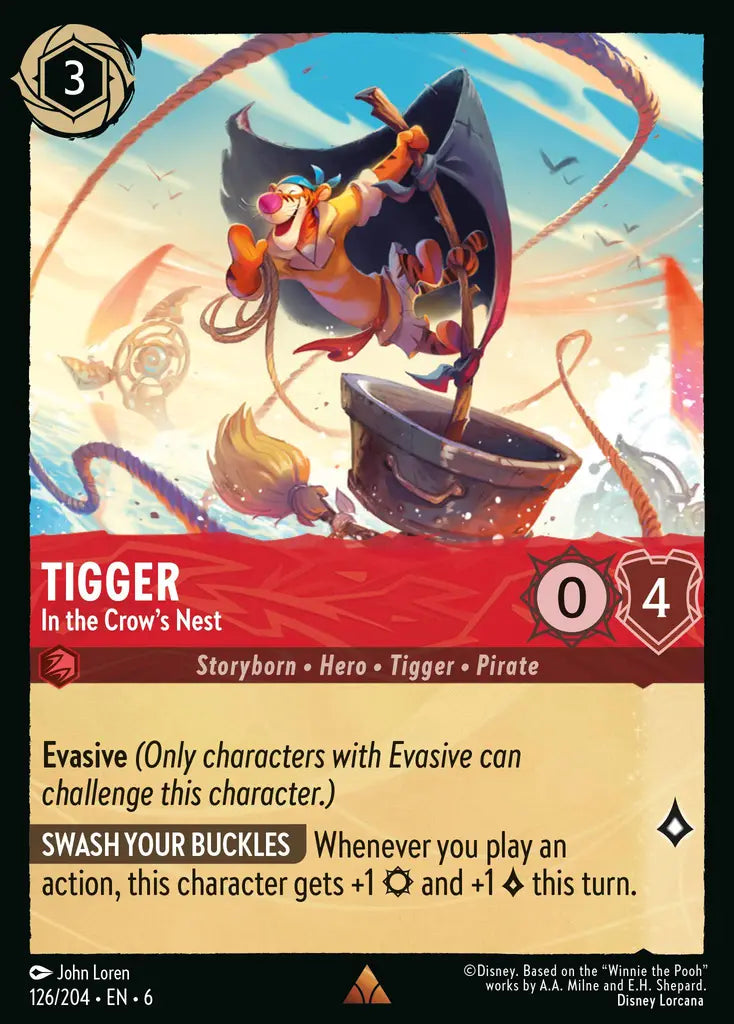 Tigger - In the Crow's Nest 126/204 (Azurite Sea)