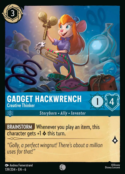 Gadget Hackwrench - Creative Thinker 139/204 (Azurite Sea)