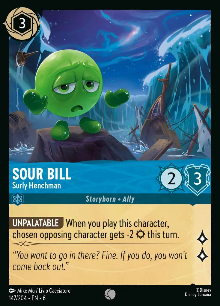 Sour Bill - Surly Henchman 147/204 (Azurite Sea)