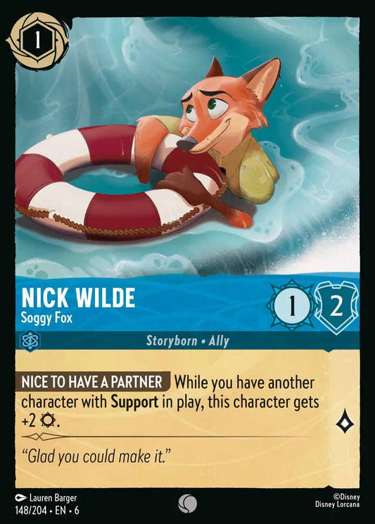 Nick Wilde - Soggy Fox 148/204 (Azurite Sea)