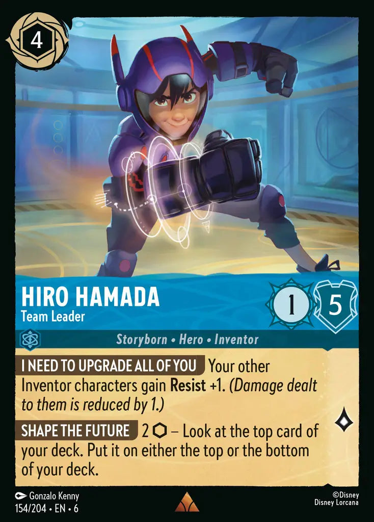 Hiro Hamada - Team Leader 154/204 (Azurite Sea)